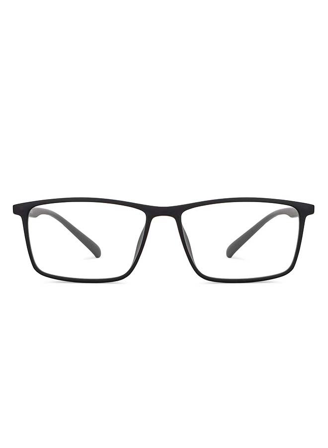 Lenskart Blu Zero Power Bluecut & Antiglare Rectangular Shape Computer Eyeglasses LB E14255 - Lens Size: 53mm - Black  - Image 1