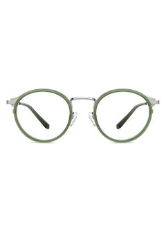 Zero Power Blue Cut & Antiglare Round Shape Computer Eyeglasses LB E13530 - Lens Size: 48mm - Grey