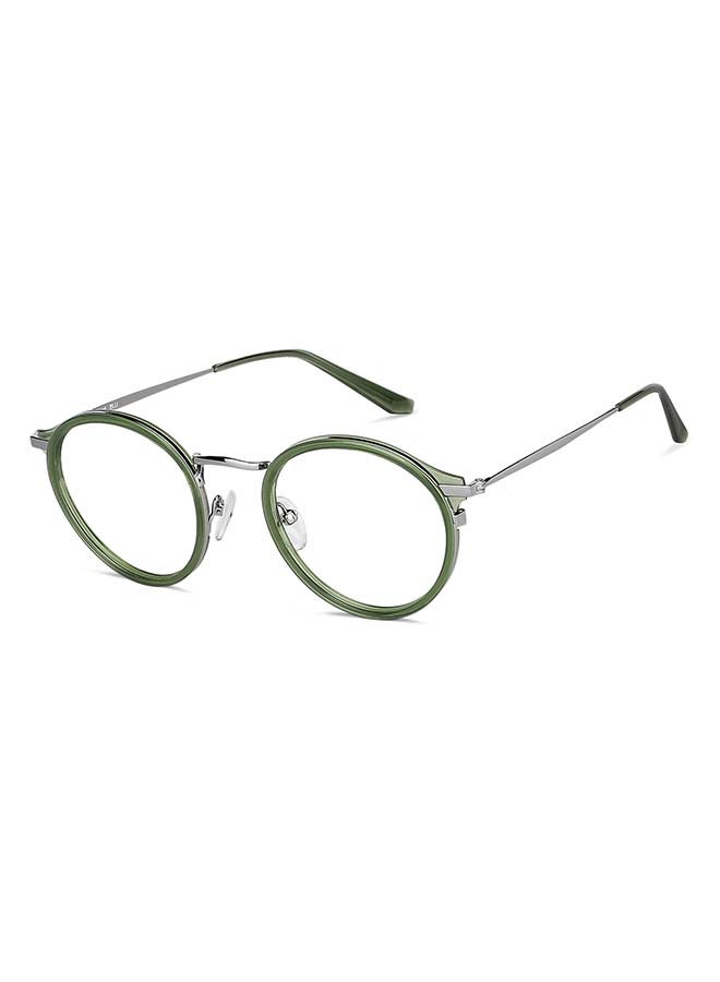 Lenskart Blu - Zero Power Blue Cut & Antiglare Round Shape Computer Eyeglasses LB E13530 - Lens Size: 48mm - Grey - Image 1
