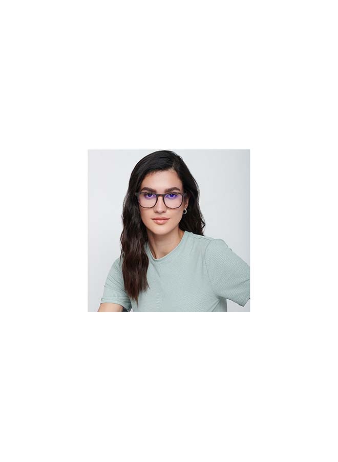 Lenskart Blu - Zero Power Bluecut & Antiglare Wayfarer Shape Computer Eyeglasses LB E14058 - Lens Size: 50mm - Brown - Image 1