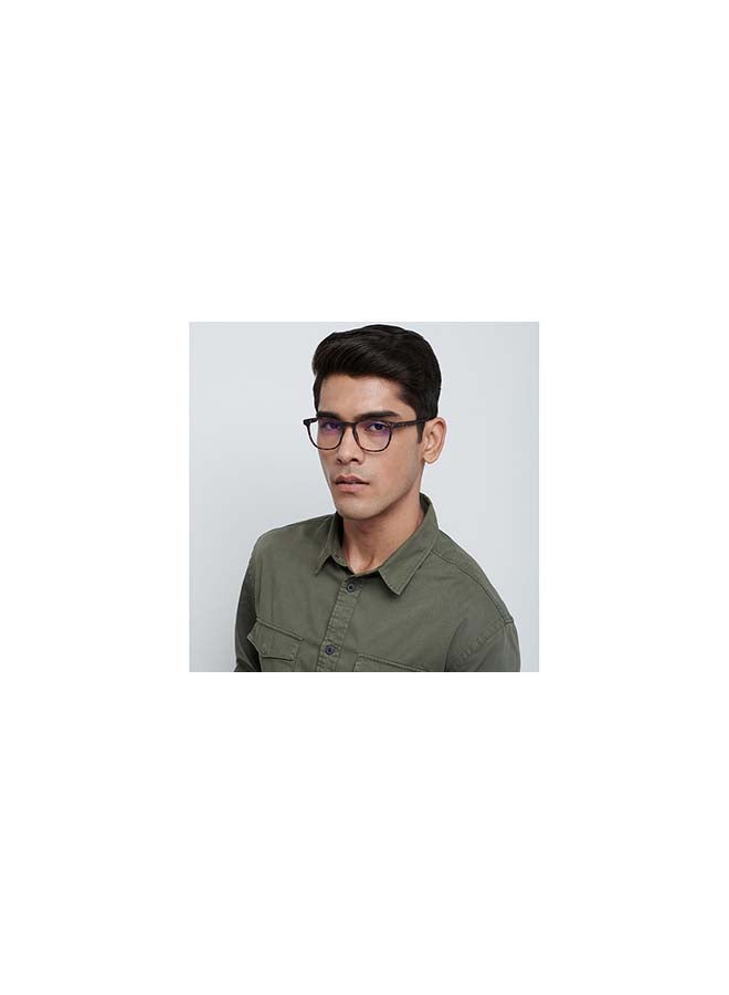 Lenskart Blu - Zero Power Bluecut & Antiglare Wayfarer Shape Computer Eyeglasses LB E14058 - Lens Size: 50mm - Brown - Image 1