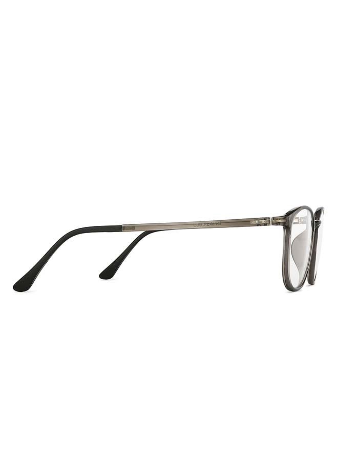 Lenskart Blu - Zero Power Bluecut & Antiglare Round Shape Computer Eyeglasses LB E13528 - Lens Size: 51mm - Grey - Image 1