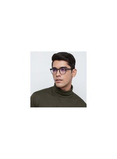 Lenskart Blu Zero Power Bluecut & Antiglare Wayfarer Shape Computer Eyeglasses LB E14058 - Lens Size: 50mm - Black  - Image 5