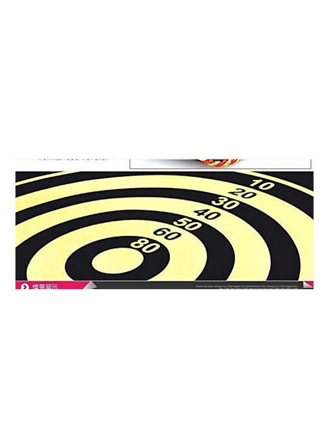 Thick Double-Sided Magnetic Dart Target Safety Dart Set 12inch - Image 2