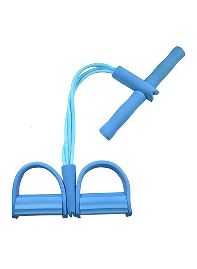 Generic 4 Tube Strong Fitness Resistance Bands Latex Pedal Exerciser