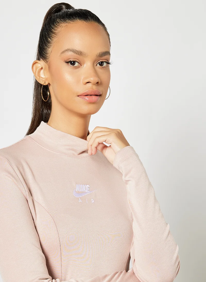 نايكي NSW Air Long Sleeve Dress Pink