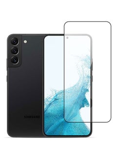 Full Coverage 9H Hardness and Anti-Scratch Surface Tempered Glass Compatible with Samsung Galaxy S22 | Oleophobic Anti-Fingerprint Coating | High Touch Sensitivity Clear