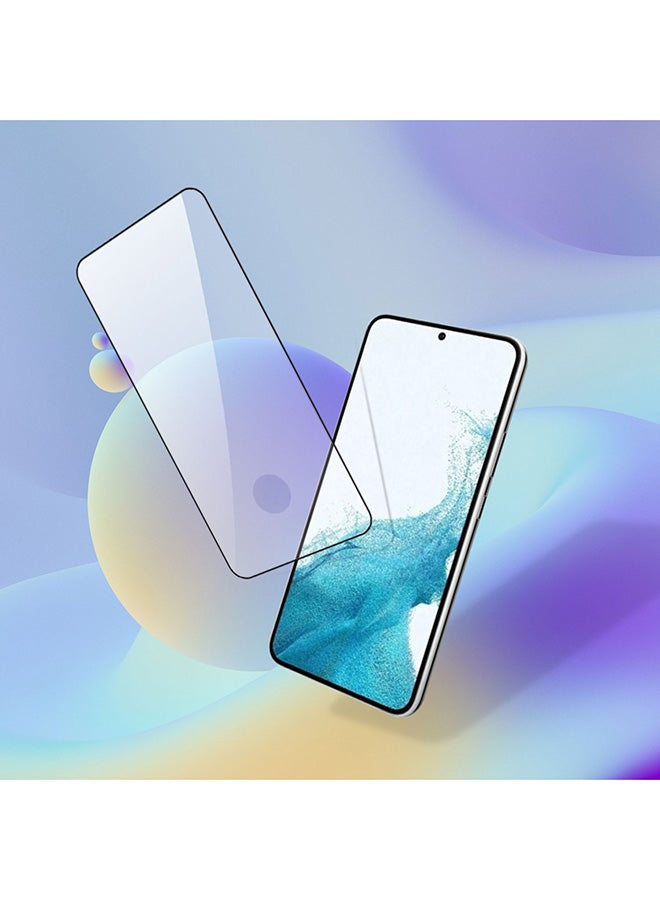 HYPHEN - Full Coverage 9H Hardness and Anti-Scratch Surface Tempered Glass Compatible with Samsung Galaxy S22 | Oleophobic Anti-Fingerprint Coating | High Touch Sensitivity Clear - Image 1