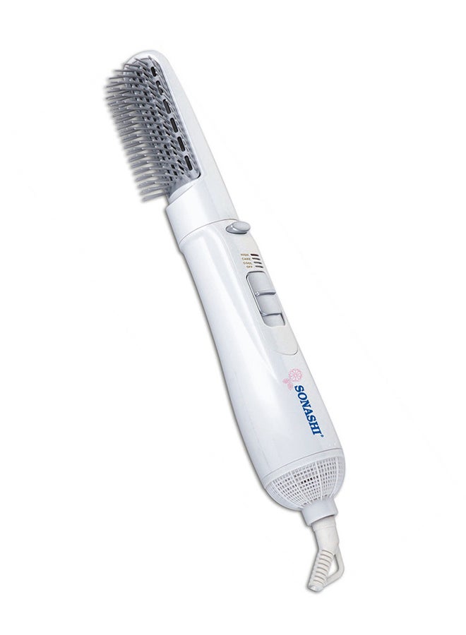 SONASHI Hair Styler With Detachable Thermal Brush With High Care Cool Off Setting  Featured With 360 Degree Swivel Cord And Overheat Protection  Advanced Heat Technology With Quick HeatUp Time  SHS-2056 White  - Image 1