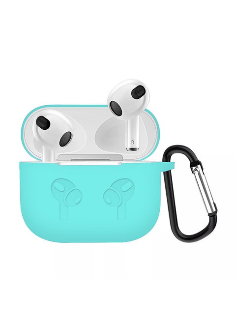 Protective Shockproof Silicone Case Cover for Apple AirPods 3 3rd Generation Aqua