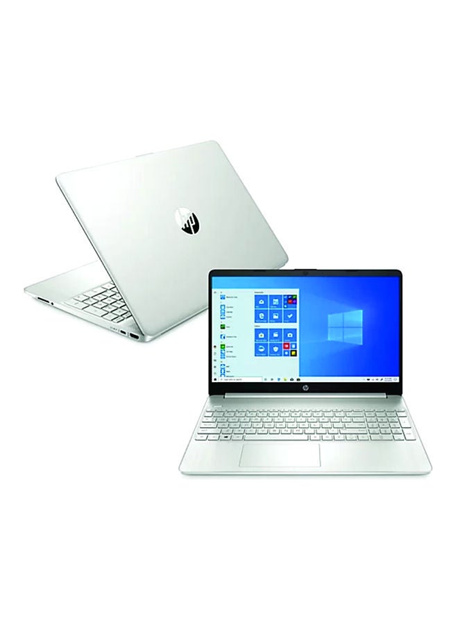 HP - 15-EF1041NR (Upgraded Version) Laptop With 15.6-Inch HD Display, AMD Ryzen 3 3250U Processer/4GB RAM/256GB SSD/Intel UHD Graphics/Windows 10S /International Version English Silver - Image 1