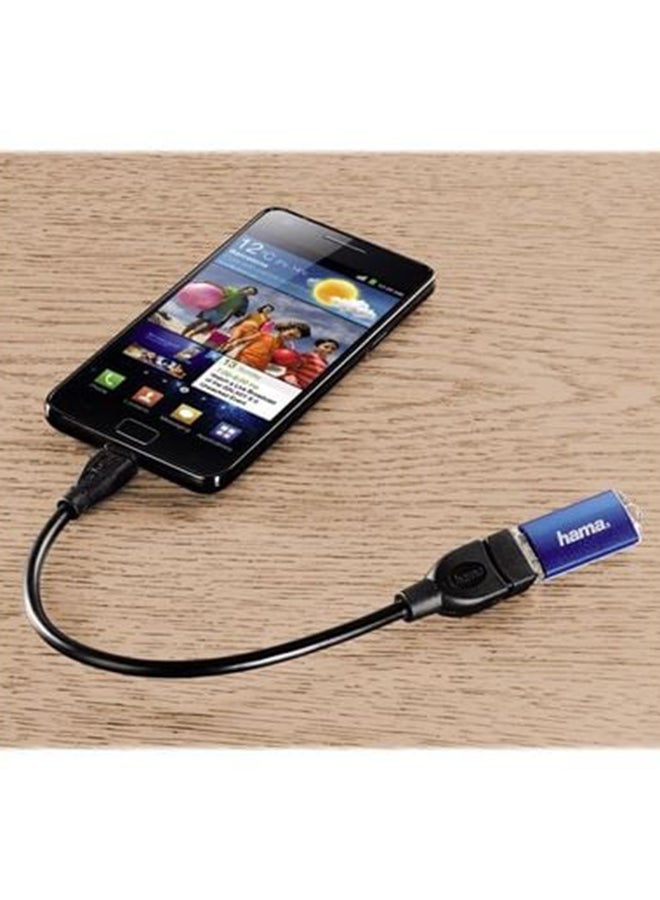 هاما محول USB محول USB 2.0 OTG كابل موصل ميكرو - مقبس A - Image 2
