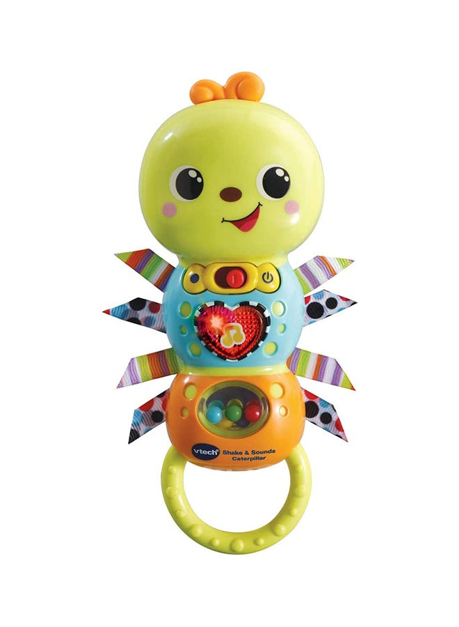 vtech Shake & Sounds Caterpillar for 3-18 Months - VT80-527803 19.1x17.5x5.8cm  - Image 1