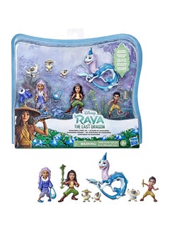 Raya And The Last Dragon Kumandra Story Set, 7 Dolls Doll Accessories, Raya, Sisu Human, Ongis, Boun, Sisu, Toy For Kids 5.08x31.75x31.75cm
