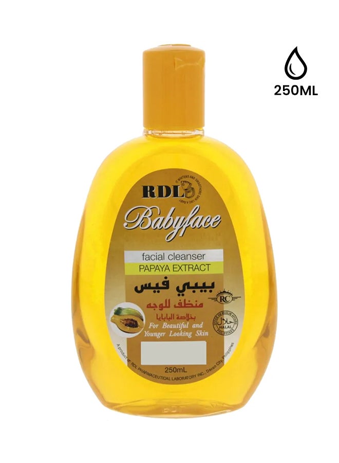 RDL - Papaya Extract Baby Facial Cleanser Yellow 250ml - Image 1