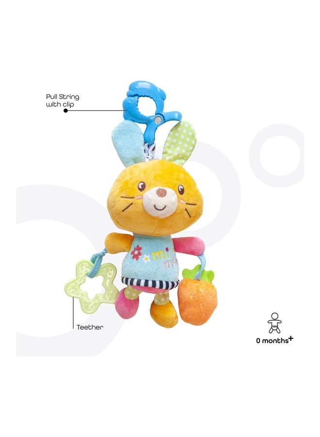 مون دمية موسيقية تعمل بسحب الخيط لعربة الأطفال - Image 2