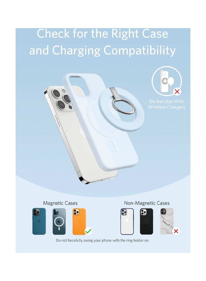 Anker 610 Magnetic Phone Grip (MagGo) Blue  - Image 4