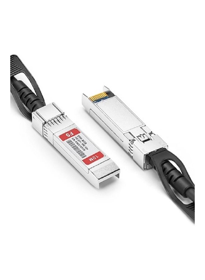 CISCO - SFPH10GBACU10M Compatible 10G SFP+ Active Direct Attach Copper Twinax Cable 10m Black - Image 1
