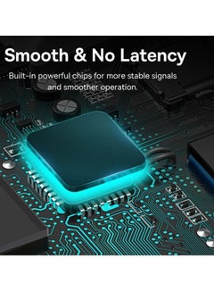 Baseus USB 3.0 Hub, 4-Port USB 3.0 Adapter USB Splitter 3.0 Extension Hub 5Gbps High-Speed Data Extender Compatible for Surface Pro, MacBook, Mac Mini, iMac, Dell XPS, Samsung Galaxy Tab, USB Flash Drive Black  - Image 4