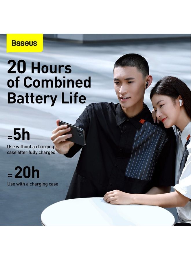 Baseus - Bowie E8 TWS True Wireless Earbuds Bluetooth 5.0, GPS - APP Control, Super-Fast charge, Nearly No-delay & HD Stereo Gaming Earbuds Waterproof IPX5 Black - Image 1