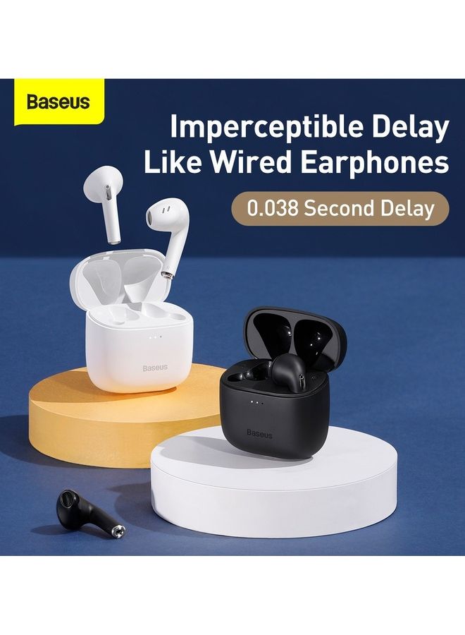 Baseus - Bowie E8 TWS True Wireless Earbuds Bluetooth 5.0, GPS - APP Control, Super-Fast charge, Nearly No-delay & HD Stereo Gaming Earbuds Waterproof IPX5 Black - Image 1