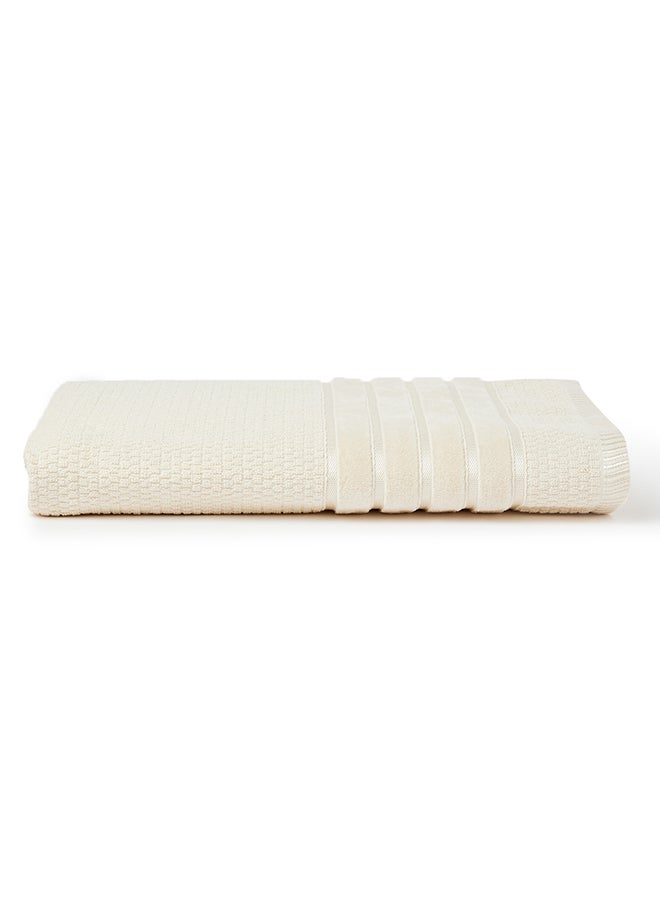 Towel Viscose Border Hand  Cream 50X90cm Cream 50X90cm - v1652244501/N51257584A_1