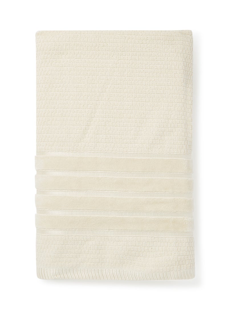 Towel Viscose Border Hand  Cream 50X90cm Cream 50X90cm - v1652244501/N51257584A_2