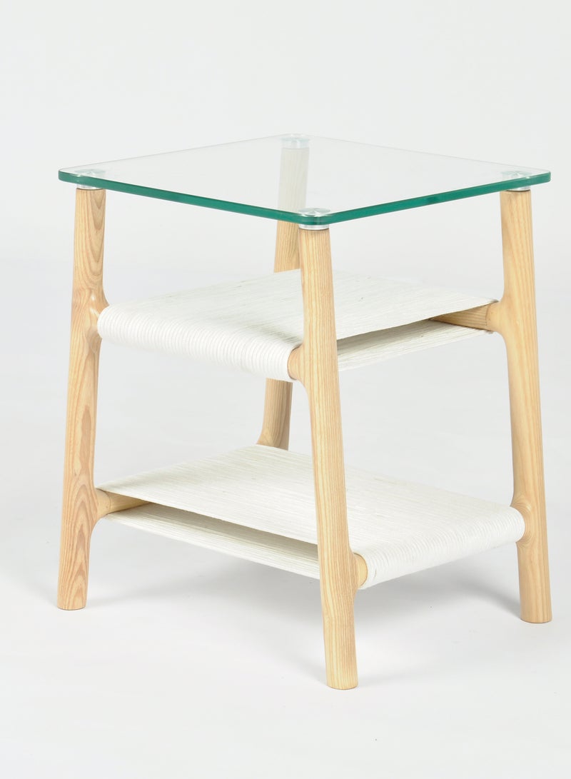 Switch - Side Table -  Used Next To Sofa As Coffee Corner - Natural 41*34*46cm - Image 1