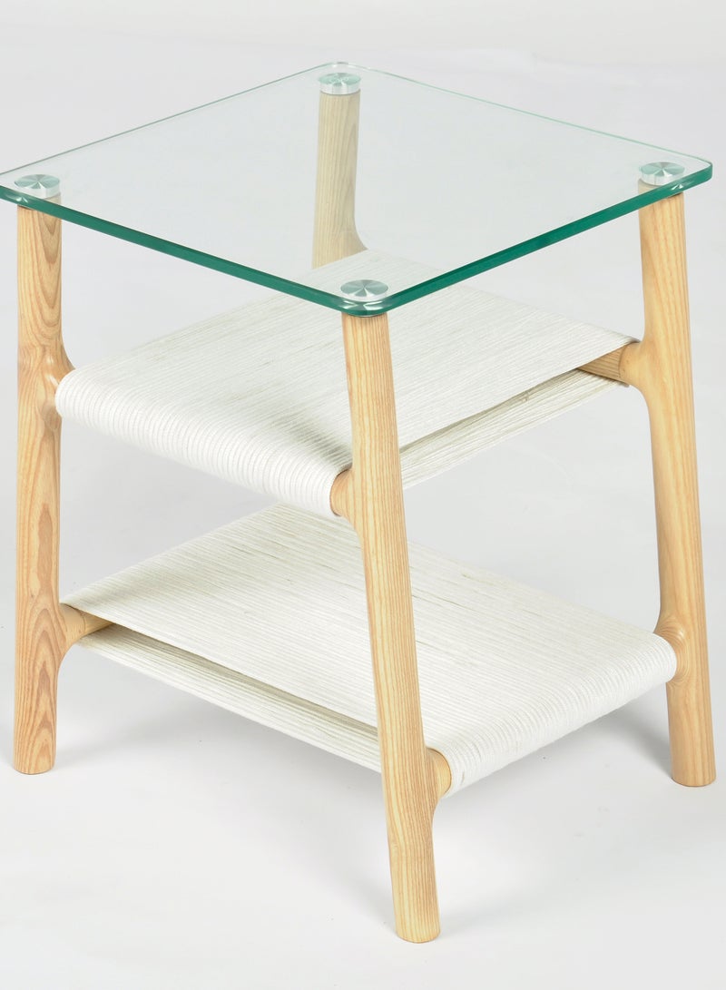 Switch - Side Table -  Used Next To Sofa As Coffee Corner - Natural 41*34*46cm - Image 1