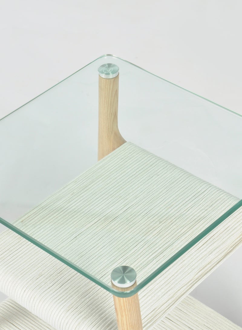 Switch - Side Table -  Used Next To Sofa As Coffee Corner - Natural 41*34*46cm - Image 1