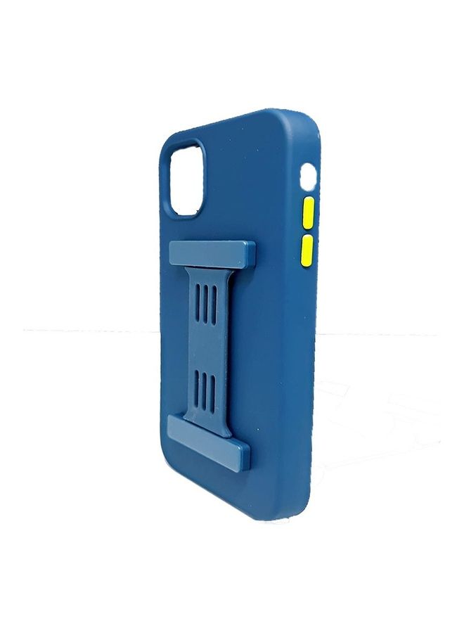 MARGOUN - Protective Case Cover For Apple iPhone 13 Pro Max With Magnetic Bars Blue - Image 1