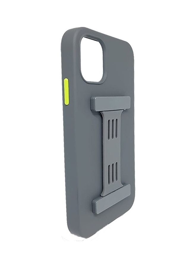 MARGOUN Protective Hand Grip Finger Strap Stand Case Cover For Apple iPhone 11 Grey - Image 2