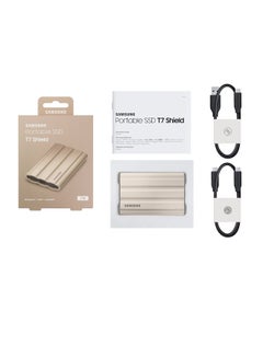 Samsung Portable SSD T7 Shield USB 3.2 Beige 2.0 TB  - Image 3