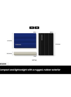 Samsung Portable SSD T7 Shield USB 3.2 Beige 2.0 TB  - Image 5
