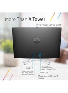 HP All-In-One 24-df1005nh PC With 24-Inch Display, Core i5-1135G7 Processor/8GB RAM/256GB SSD/2GB NVIDIA GeForce Graphics/International Version Jet Black  - Image 5