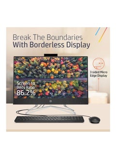 HP All-In-One 24-df1005nh PC With 24-Inch Display, Core i5-1135G7 Processor/8GB RAM/256GB SSD/2GB NVIDIA GeForce Graphics/International Version Jet Black  - Image 3