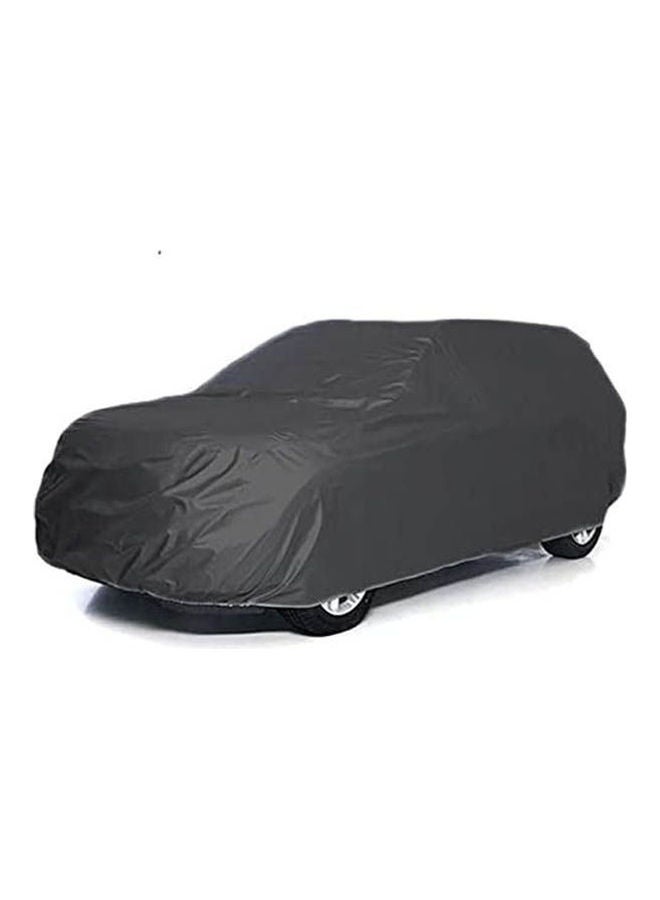 Generic Car Cover Grey Suitable for Jeep Grand Cherokee - (PVC & Non-PP Cotton Material) 