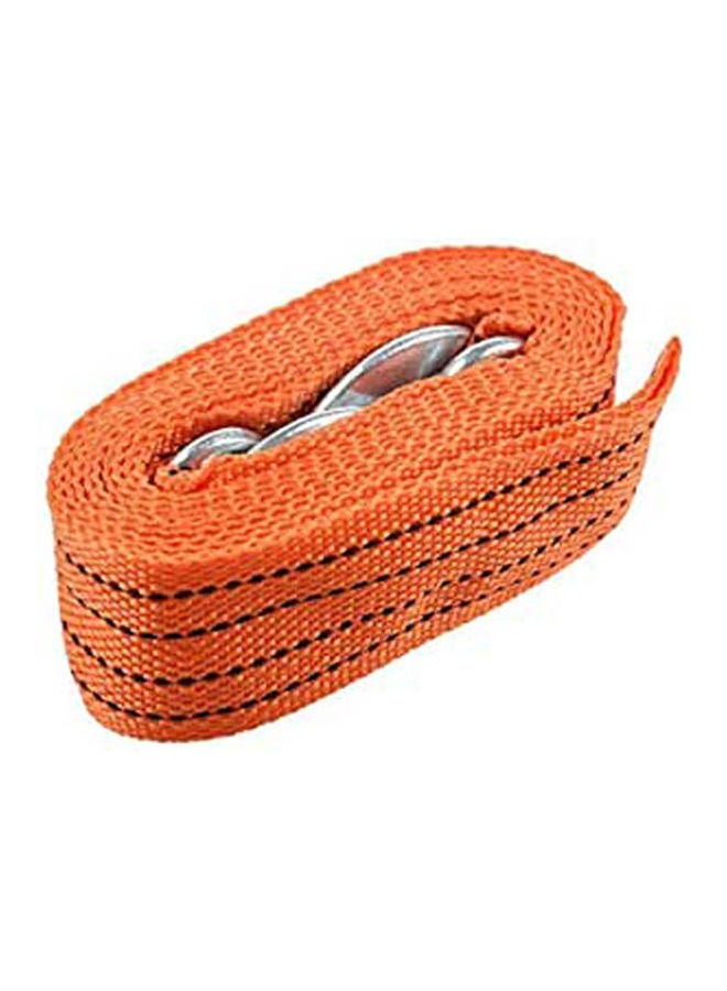 Generic Bosideng 3 Tons Car Tow Cable Nylon Strap Rope Heavy Duty Towing Pull Rope Towing Cable With Hooks High Strenght Tow Rope 