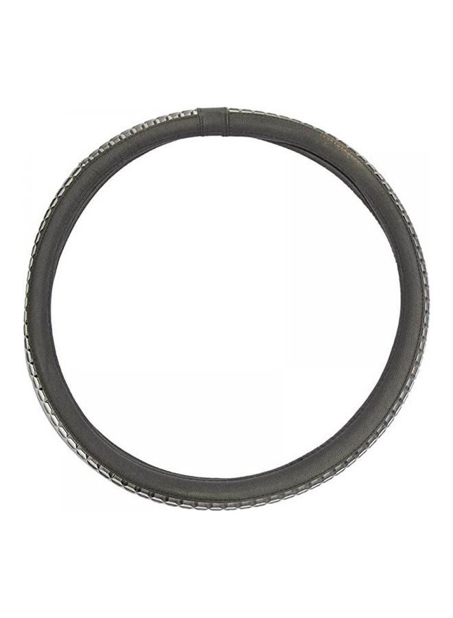 Generic Leather Splicing Steering Wheel Sleeve 