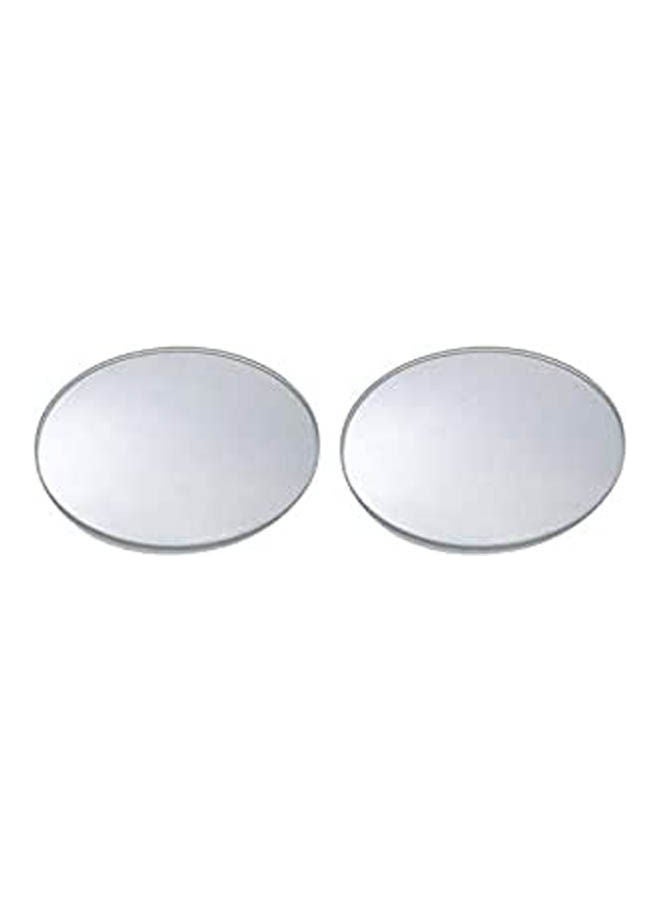 ماركة غير محددة Adjustable Stick-on Frameless Blindspot Mirrors 2pcs 