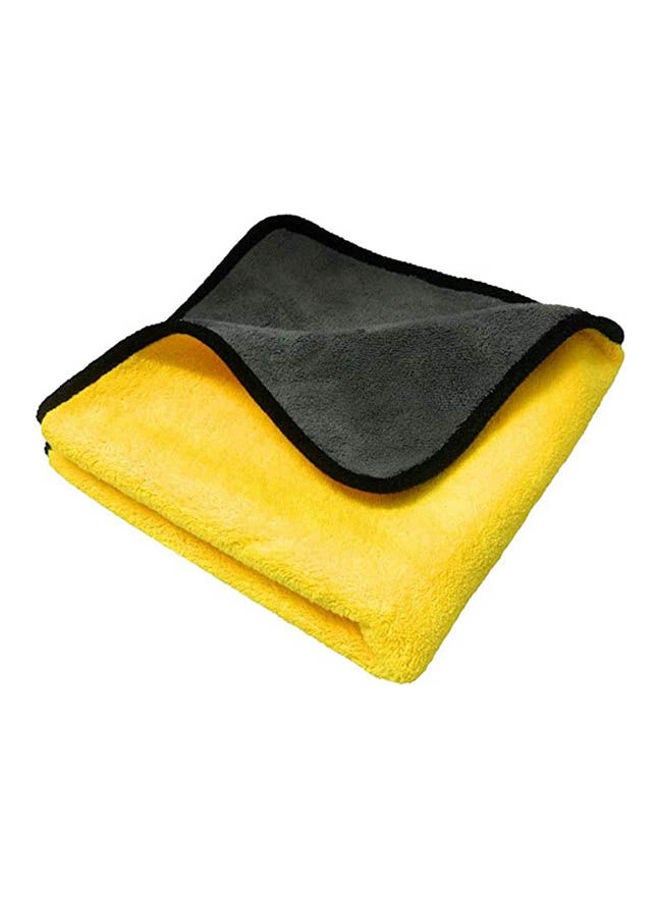 Microfiber Car Double Face Cleaning Towel Set 3 Pieces