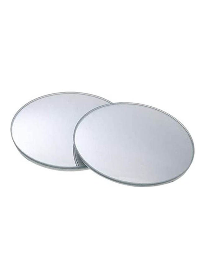 Real Glass Rear View Blind Mirrors Oval Convex And Self Stick