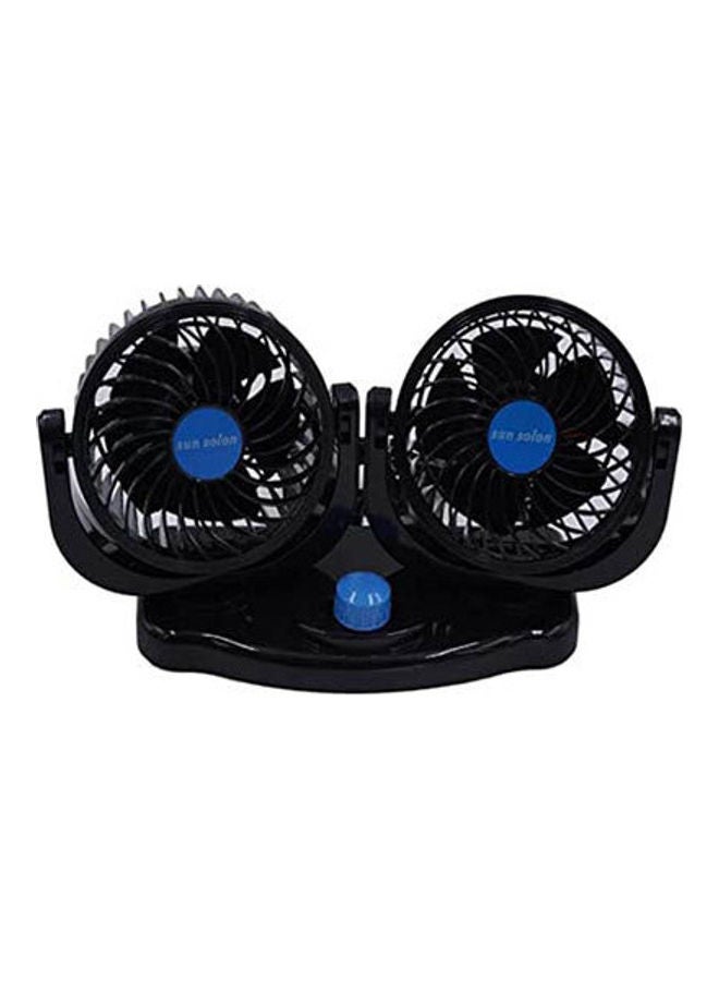 Double Headed Vehicle Fan 100% Pure Copper Motor Portable Usb Rechargeable Powe Fan