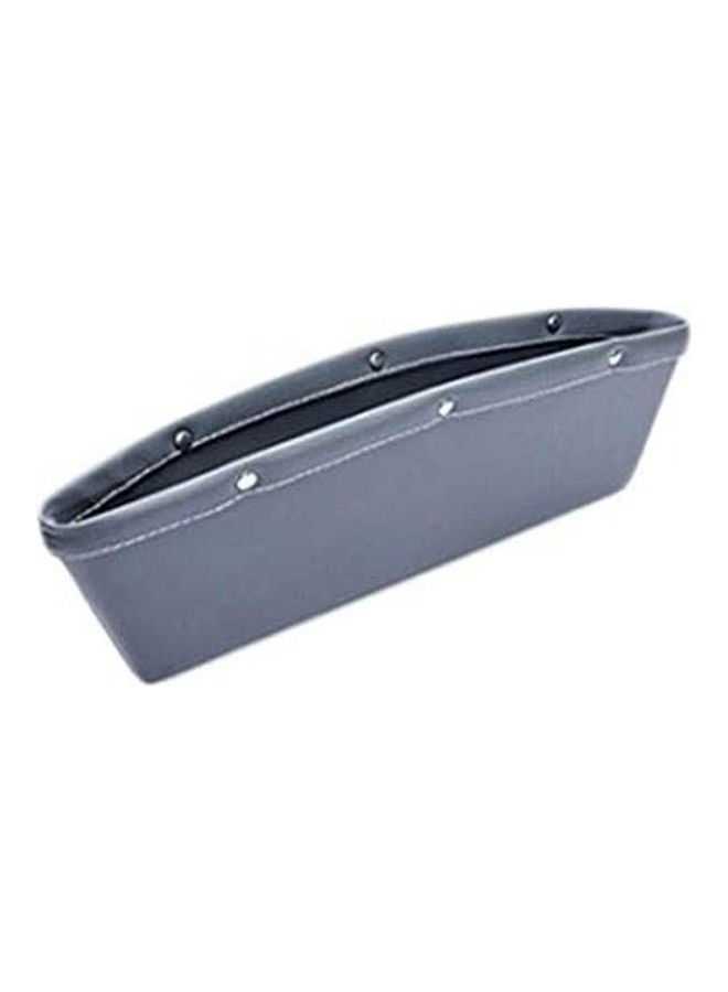 2 Pcs Auto Car Seat Gap Pocket Catcher Organizer Leak-Proof Storage Box