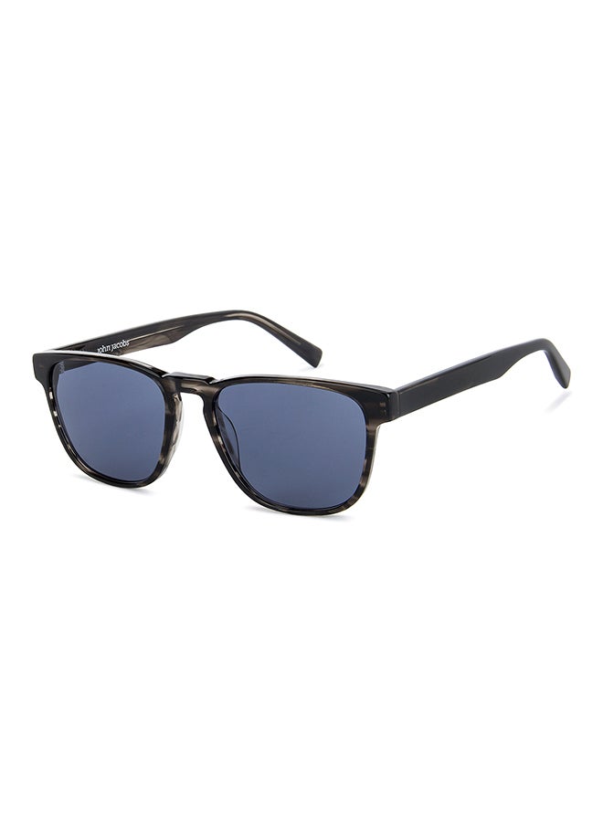 John Jacobs - JJ Tints Full Rim Wayfarer Frame Polarized & UV Protected Sunglasses JJ S13227 - 53mm - Grey - Image 1