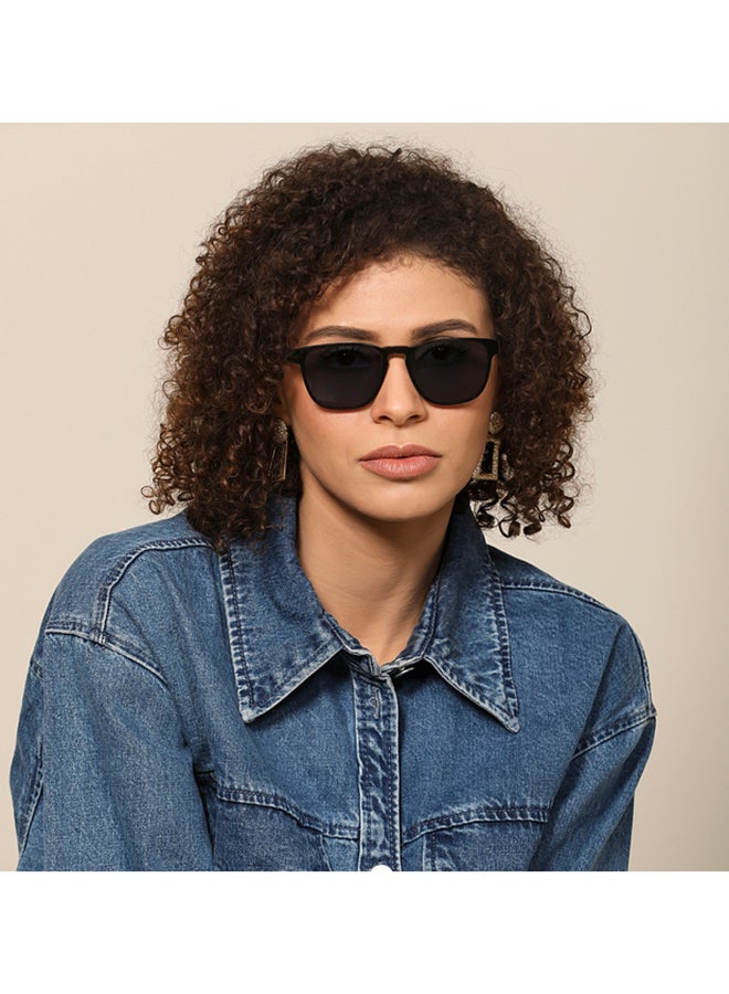 John Jacobs - JJ Tints Full Rim Wayfarer Frame Polarized & UV Protected Sunglasses JJ S13227 - 53mm - Grey - Image 1