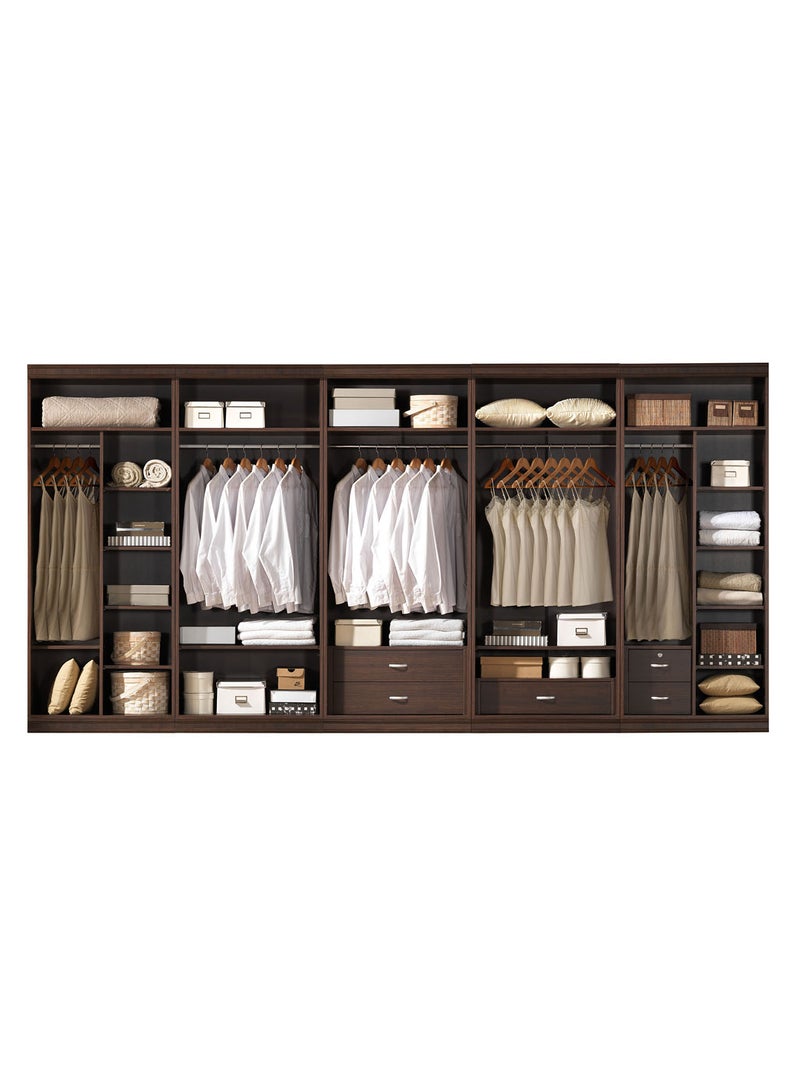 Cupboard Luxurious - Bedroom Furniture Closet - Do Wenge Size 800 X 525 X 2000 - Wood Wardrobe Do Wenge 2044 x 539 x 85mm