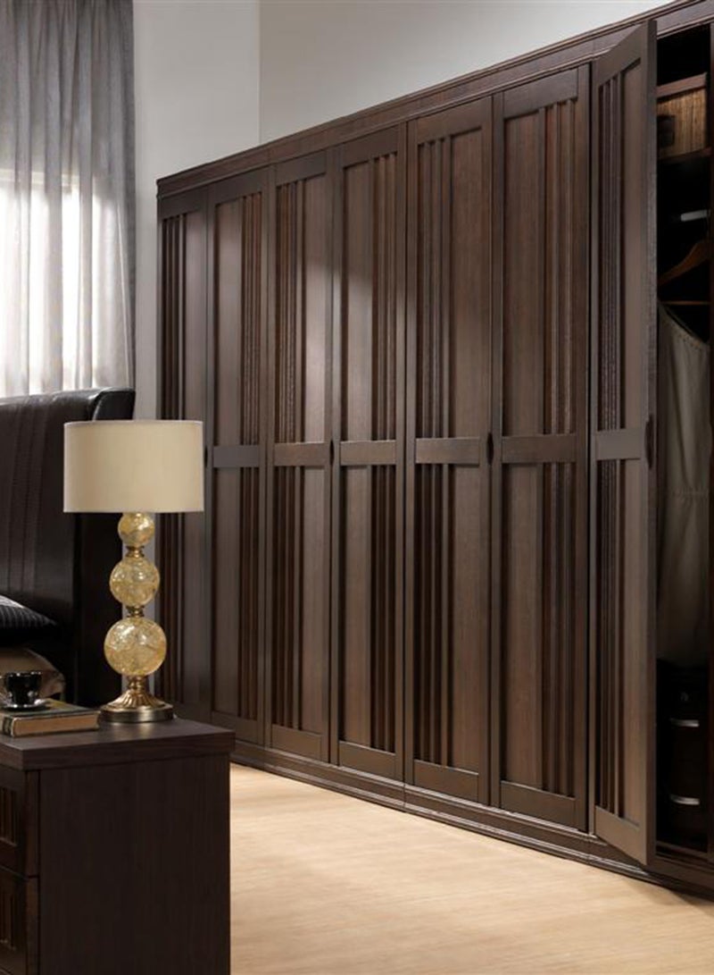 Cupboard Luxurious - Bedroom Furniture Closet - Do Wenge Size 800 X 525 X 2000 - Wood Wardrobe Do Wenge 2044 x 539 x 85mm