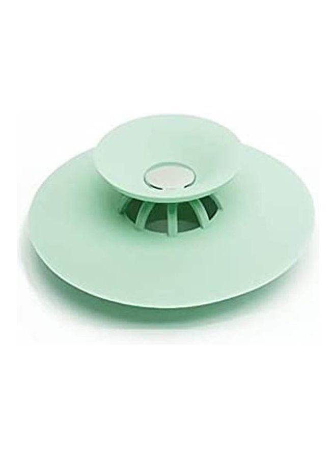 Circle Sink Strainer Filter Water Stopper Floor Drain Hair Catcher Bathtub Plug Bathroom Light Green 