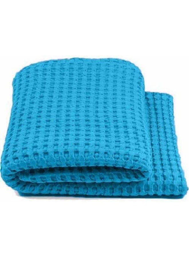 Egyptian Cotton Solid Double - Bedspread cotton Turquoise